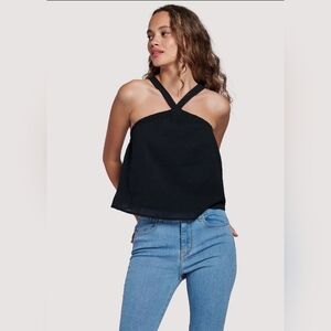 NWT LOST + WANDER STARLIGHT CANYON TANK, BLACK, SIZE MEDIUM